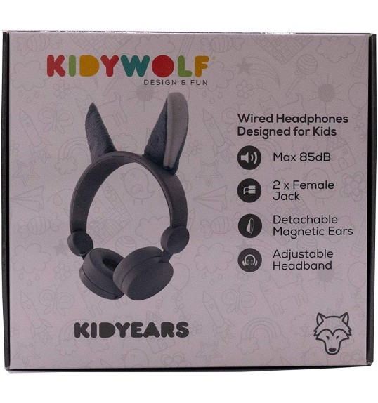 Auriculares para Niños con Cable - Lobo